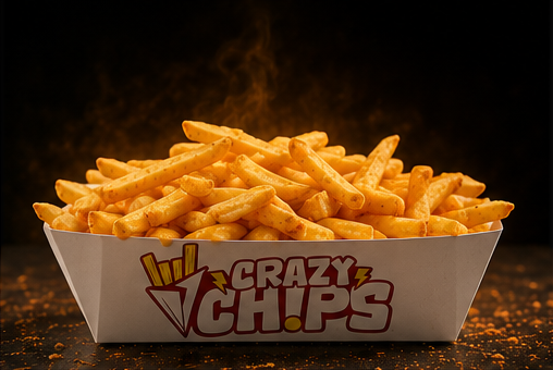 Hand-cut golden chips