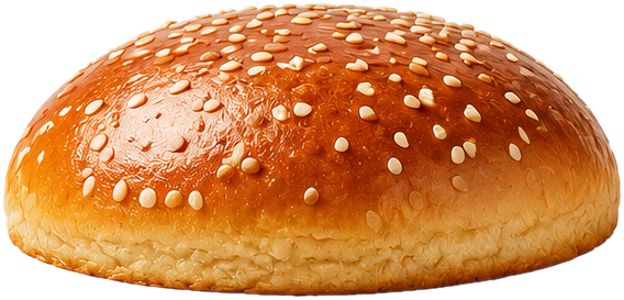 Sesame seed bun top